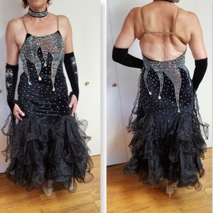 New Ballroom Latin Competition Dance Dress, 4 to 8